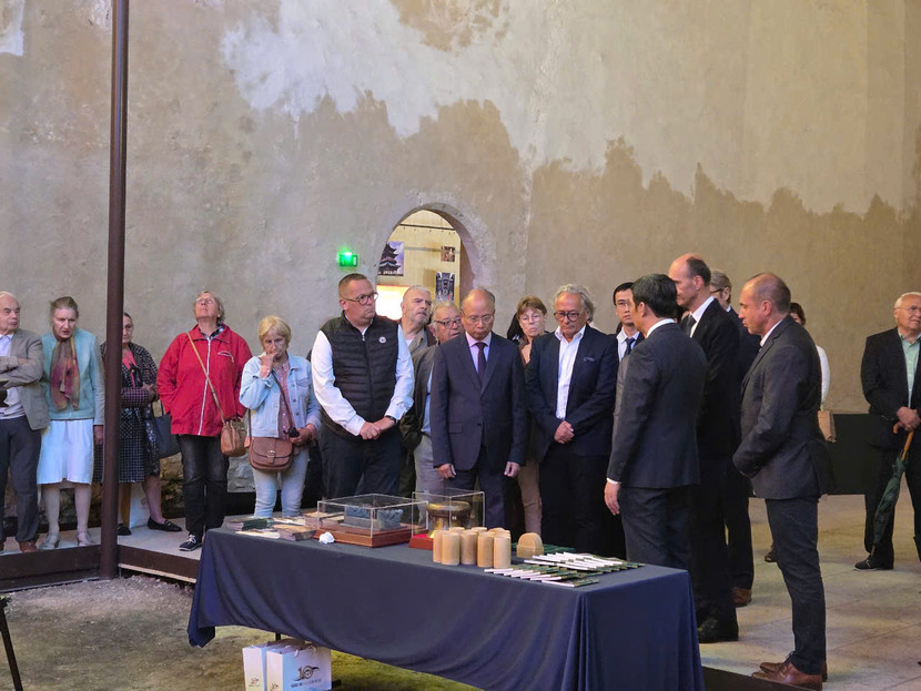 Các đại biểu tham quan không gian trưng bày