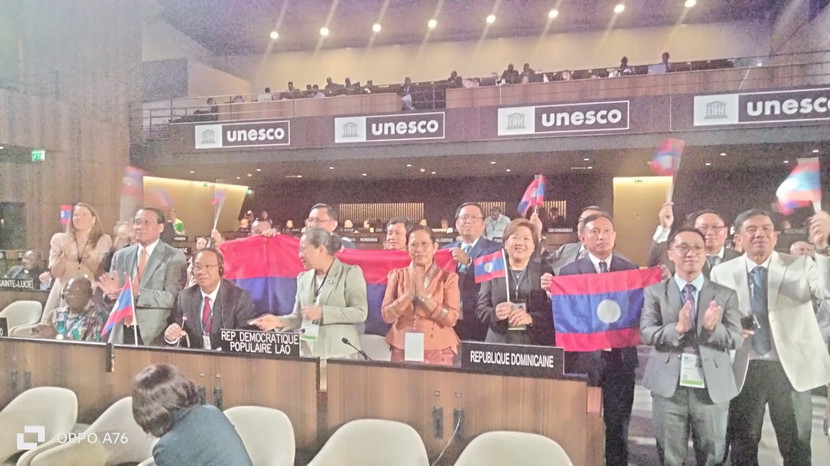 Đoàn CHDCND Lào tham gia Kỳ họp lần thứ 47 của Ủy ban Di sản Thế giới (UNESCO) ở Thủ đô Paris, Cộng hòa Pháp