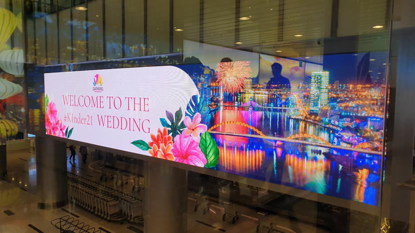 Nghi thức chào đón được tổ chức tại sân bay Đà Nẵng Nghi thức chào đón được tổ chức tại sân bay Đà Nẵng