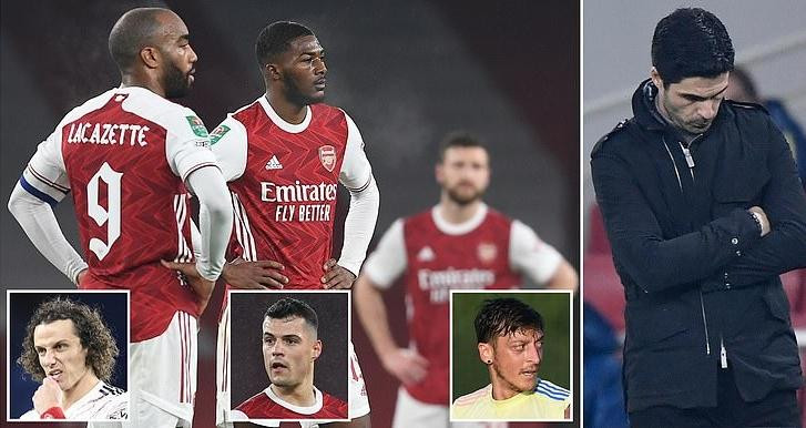 Arsenal đang trải qua chuỗi trận thê thảm không có điểm dừng