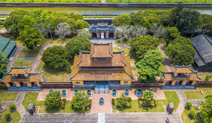 Hình ảnh Cửu đỉnh nhìn từ trên cao Hình ảnh Cửu đỉnh nhìn từ trên cao