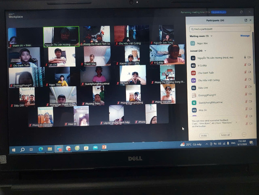 Nhiều trường học ở Hà Nội, học sinh vẫn học trực tuyến dù trời đã tạnh mưa