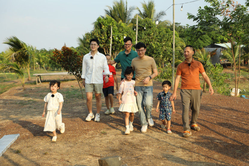 4 cặp bố con Hành trình tập sự