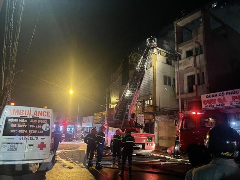 Vụ cháy Karaoke ở Bình Dương gây hậu quả thảm khốc với 33 người thiệt mạng