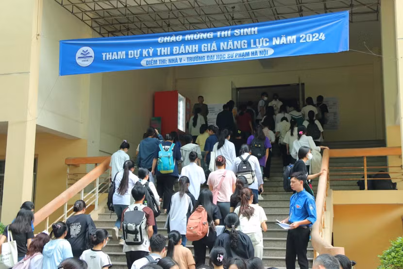 Số thí sinh dự thi đánh giá năng lực của trường ĐH Sư phạm Hà Nội cao hơn năm trước 2,5 lần