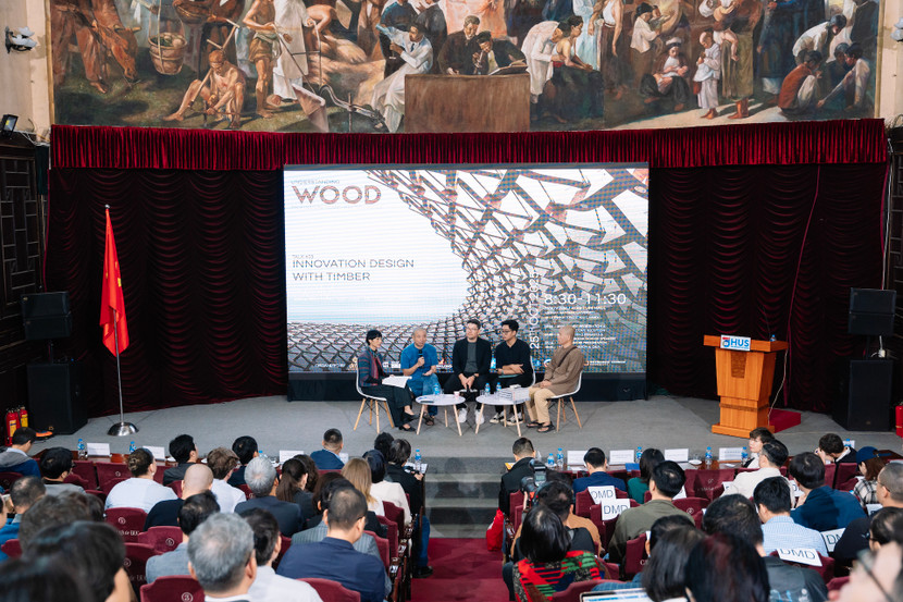 Toạ đàm “Gỗ trong kiến trúc công cộng - Vật liệu truyền thống và giải pháp cho tương lai” đã mở ra cuộc đối thoại về vật liệu gỗ