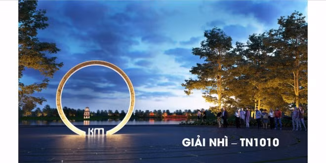 Phương án đoạt giải Nhỉ được đánh giá là công trình đơn giản có tính khả thi cao
