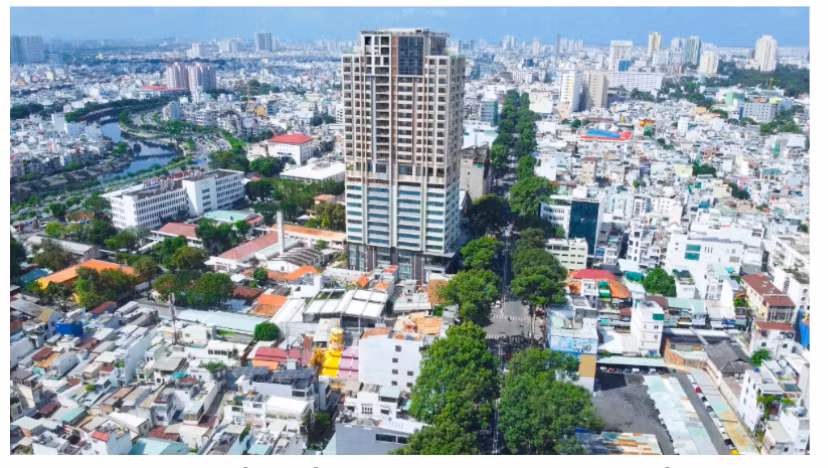Dự án căn hộ cao cấp Kiều by KITA có vị trí mặt tiền đường Trần Hưng Đạo, Quận 5, TP.HCM