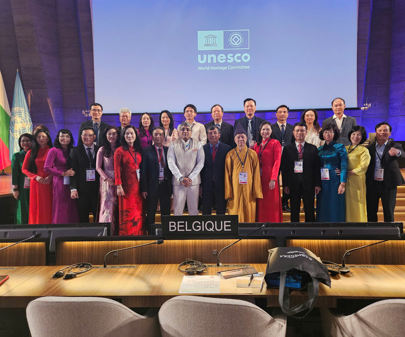 Đoàn Việt Nam tham gia Kỳ họp họp lần thứ 47của Ủy ban Di sản Thế giới tại Thủ đô Paris, Cộng hòa Pháp