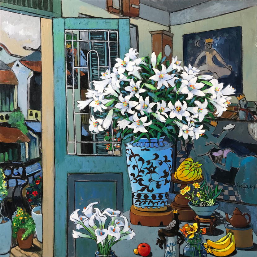 "Buổi sáng" của Họa sĩ Trần Cường