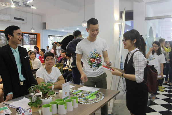 Sinh viên học sinh luôn hào hứng với những ý tưởng khởi nghiệp