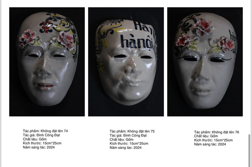 Tác phẩm của nhà điêu khắc Đinh Công Đạt Tác phẩm của nhà điêu khắc Đinh Công Đạt