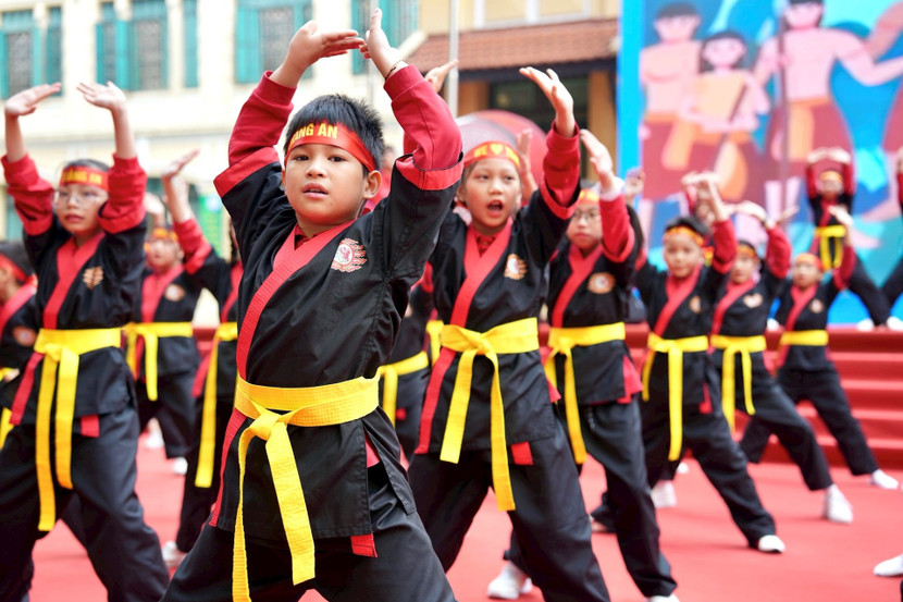 Hội khỏe Phù Đổng cấp thành phố tổ chức 4 năm một lần