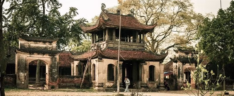 Hình ảnh chùa Đậu trước đây Hình ảnh chùa Đậu trước đây