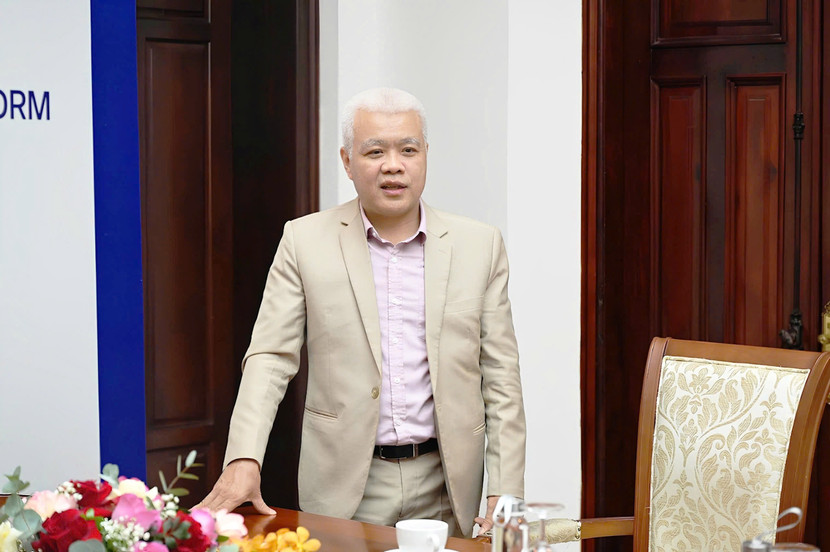 Ông Nguyễn Lâm Thanh, Tổng Giám đốc Công ty TNHH Công nghệ TikTok Việt Nam phát biểu