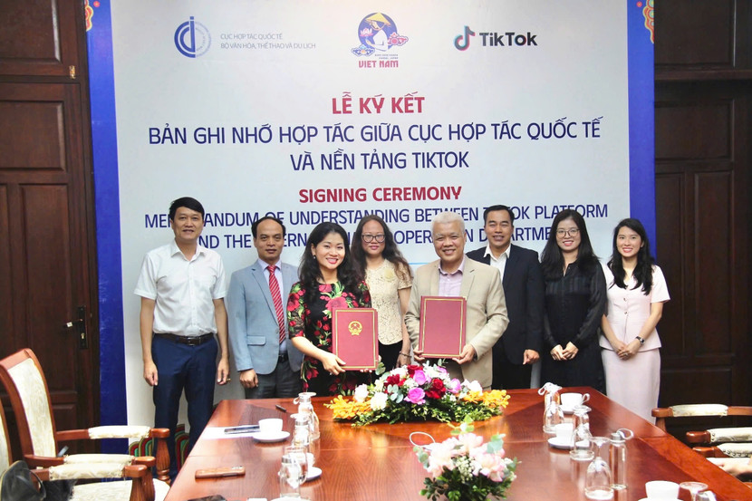Bản ghi nhớ họp tác giữa Cục Hợp tác quốc tế và nền tảng TikTok là một cột mốc quan trọng, mở ra một chương mới trong hợp tác giữa hai bên trong quảng bá văn hóa, thể thao và du lịch Việt Nam trên nền tảng số