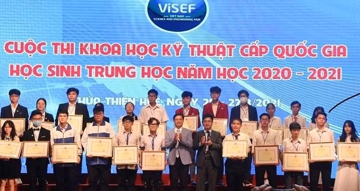 Cuộc thi KHKT 2021 có 91 giải thưởng, trong đó có 12 giải nhất.