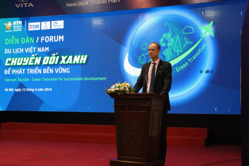 Ông Patrick Haverman, Phó Trưởng đại diện, UNDP Việt Nam nhận định, du lịch đã trở thành một ngành kinh tế quan trọng của Việt Nam (ảnh BTC)