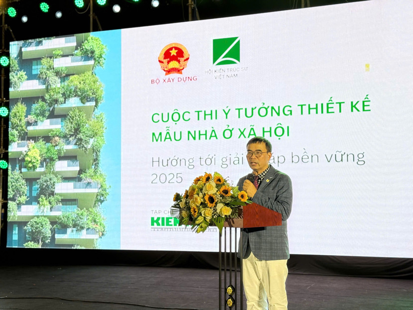 TS.KTS Phan Đăng Sơn, Chủ tịch Hội Kiến trúc sư Việt Nam đã kêu gọi các tổ chức, cá nhân, đơn vị tư vấn thiết kế, chủ đầu tư, doanh nghiệp trên địa bàn tỉnh/thành phố tích cực hưởng ứng gửi các phương án dự thi và chia sẻ những yếu tố đặc thù để những mẫu thiết kế nhà ở xã hội thích ứng khí hậu và văn hoá địa phương TS.KTS Phan Đăng Sơn, Chủ tịch Hội Kiến trúc sư Việt Nam đã kêu gọi các tổ chức, cá nhân, đơn vị tư vấn thiết kế, chủ đầu tư, doanh nghiệp trên địa bàn tỉnh/thành phố tích cực hưởng ứng gửi các phương án dự thi và chia sẻ những yếu tố đặc thù để những mẫu thiết kế nhà ở xã hội thích ứng khí hậu và văn hoá địa phương