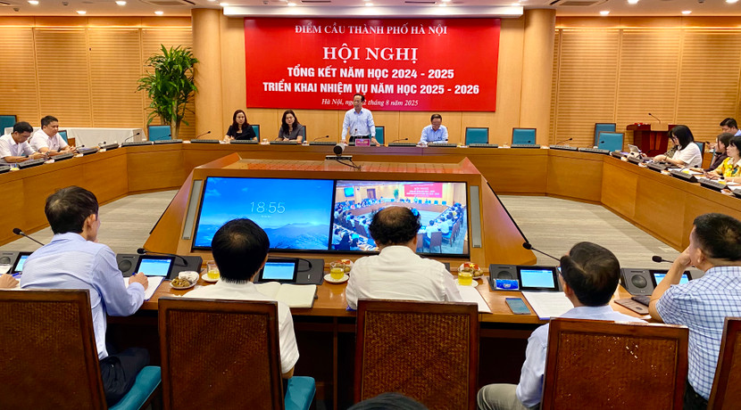 Chiều 22/8, Giám đốc Sở GD-ĐT Hà Nội thông tin nhanh về điểm mới năm học 2025-2026