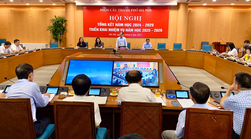 Chiều 22/8, Giám đốc Sở GD-ĐT Hà Nội thông tin nhanh về điểm mới năm học 2025-2026
