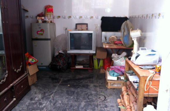 Hiện trường nơi xảy ra vụ thảm án Hiện trường nơi xảy ra vụ thảm án