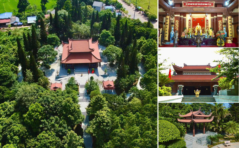 Nhà tưởng niệm Chủ tịch Hồ Chí Minh nằm trong quần thể Di tích lịch sử quốc gia đặc biệt ATK Định Hóa sẽ là điểm nhấn được trưng bày, giới thiệu tại Triển lãm “Đảng ta thật là vĩ đại” và “Hội Xuân Ất Tỵ 2025” (ảnh: Báo Thái Nguyên)