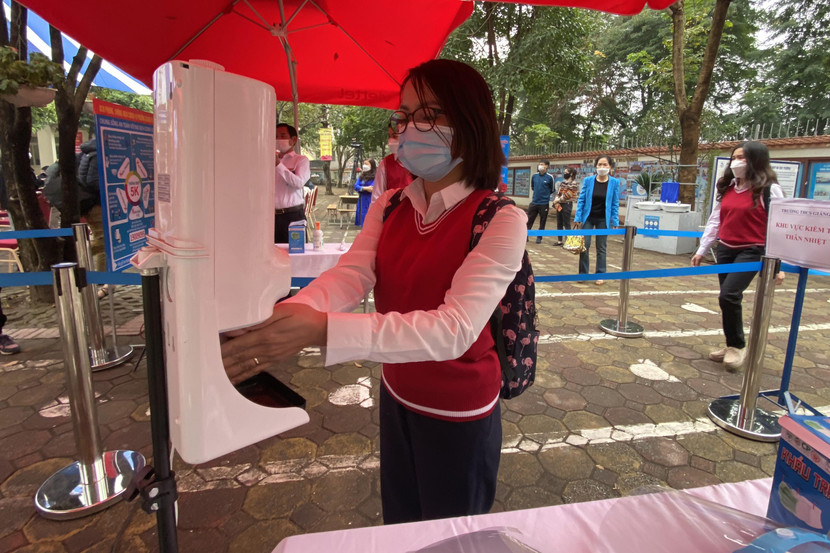 Sở GD-ĐT Hà Nội hướng dẫn các điều kiện để đón học sinh đi học từ 8-2