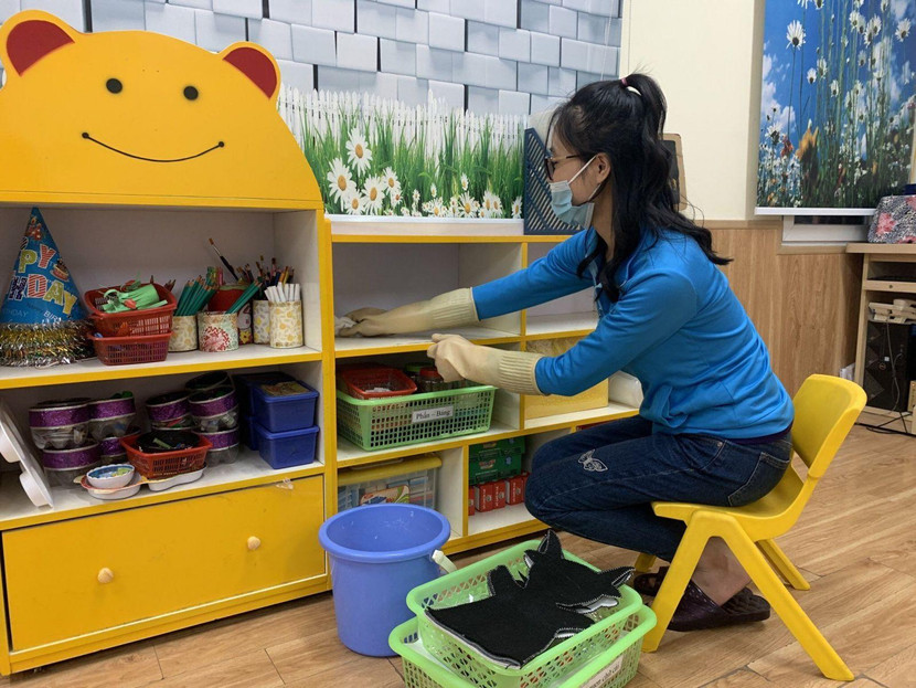 Giáo viên mầm non là một trong những đối tượng gặp nhiều khó khăn nhất vì Covid-19