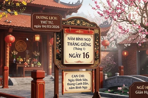 Lịch âm hôm nay 4/3/2026: Xuất hành hướng nào đón tài lộc?