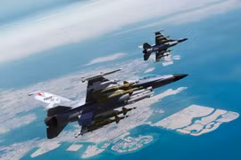 Tiêm kích F-16 Block 70 Bahrain xác lập chiến thắng đầu tiên khi bắn hạ UAV Iran