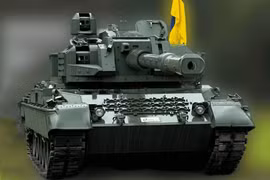 Xe tăng Leopard 1 Ukraine rất mạnh khi được lắp tháp pháo tự động C3105