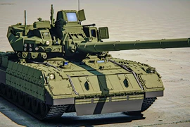 Pháo 152 mm của xe tăng T-95 đủ sức xé nát mọi chiến xa NATO