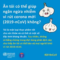 Uống rượu bia, ăn tỏi có thể giúp phòng virus corona hay không?