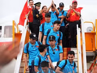 U23 Việt Nam giải tán, các tuyển thủ hồi hương trong vinh quang