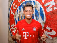 [ẢNH] Coutinho hớn hở ra mắt Bayern, lấy số áo tuyệt đẹp Robben để lại