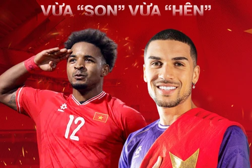 Hoàng Hên lần đầu lên ĐT Việt Nam sát cánh cùng Xuân Son