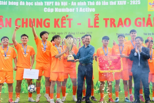 THPT Xuân Mai vô địch bóng đá học sinh Hà Nội 2025