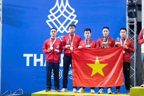 Thi đấu đến nửa đêm, bóng bàn nam Việt Nam hụt tấm HCV SEA Games 33