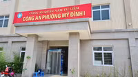 Hình ảnh đẹp của cán bộ chiến sỹ Công an quận Nam Từ Liêm cấp Căn cước công dân trong ngày Quốc tế lao động