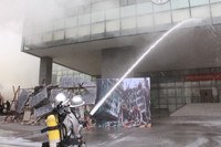 Toàn cảnh diễn tập phương án giải cứu nạn nhân vụ cháy nổ trong trường học