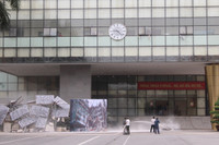 Toàn cảnh diễn tập phương án giải cứu nạn nhân vụ cháy nổ trong trường học