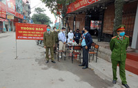 Công an huyện Mỹ Đức xuyên ngày đêm gác chốt chặn du khách vào chùa Hương