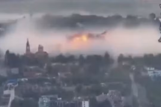 Video Nga san phẳng mục tiêu tại Zaporizhzhia bằng bom 'quái thú' FAB-3000