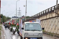 Các lực lượng phường Yên Nghĩa xuất quân đảm bảo tuyệt đối an ninh, an toàn phục vụ bầu cử