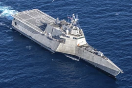 Tàu chiến 700 triệu USD của Mỹ săn thủy lôi gần eo biển Hormuz