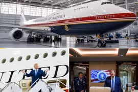 10 tháng Mỹ biến 'cung điện bay' thành chuyên cơ Không lực Một dành cho ông Trump