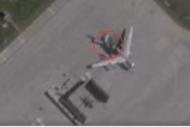 Oanh tạc cơ Tu-95MS Nga đứt lìa đuôi sau đòn tập kích bằng UAV của Ukraine?