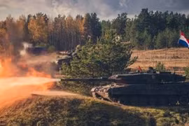 Xe tăng Leopard 2 của Hà Lan 'lột xác' trước chiến trường UAV