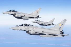 Anh điều thêm 4 tiêm kích Typhoon tới Qatar sau vụ drone cảm tử tấn công căn cứ ở Cyprus